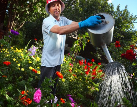 Charity donation of reusable garden materials